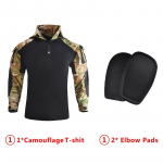 HAN WILD Tactical Suit Armor v&otilde;itlus&uuml;likonna s&auml;rk ja p&uuml;ksid padjanditega Airsofti &uuml;likond v&otilde;itlusvorm, veekindel kapuutsiga L-(70-80kg) kamuflaaž