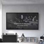 Noor Steve Jobsi plakatid ja prinditud l&otilde;uend seinakunst Motiveeriv tsitaat Maalimine Inspiratsioon Kuulsa inimese pilt toakujunduseks ilma raamita 20*40cm