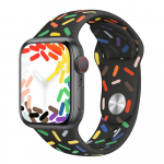 Silikoonrihm Apple Watchi rihma jaoks 45mm 44mm 40mm 41mm 42mm 38mm 49mm k&auml;ev&otilde;ru iwatch seeria 8 7 se 3 4 5 6 Ultra rihm 42 44 45 49 mm M-L mitmev&auml;rviline