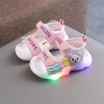 Suvised laste LED multifilmid karud Mood helendavad sandaalid Kerged rannajalatsid 16 valge