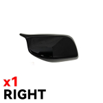 S&uuml;sinikkiust auto tagavaate uks tiibpeegel k&uuml;ljepeegli kaaned korpuse korpus BMW E60 E61 E63 E64 5. seeria mudelile 1pc Black Left black