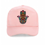 Hamasa Hand of Fatima Print Naiste m&uuml;ts Lucky Hamsa Hand Unisex pesapallim&uuml;ts Suvine visiir &otilde;ues reguleeritavad Snapback m&uuml;tsid Adjustable