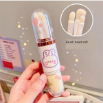 Armas mini-neli-&uuml;hes meigipintslikomplekt Kaasaskantav algaja lauv&auml;rvipintsel Meigipintsel N&auml;o pehme juuksep&otilde;sepunapintsel valge