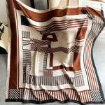 Kvaliteetsed luksuslikud siidist sallid peapael Sallid kaelasall naistele kett siidist sall naiste dekoratiivne sall 110-110cm