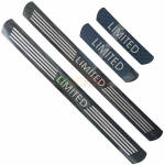 For Hyundai Elantra i30 Avante CN7 Accessory -2022 Stainless Carbon Car Door Sill Scuff Plate Guard Protector Cover Thin Carbon LIMITED