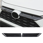 For Toyota RAV4 - 2022 2023 XA50 ABS auto esiosa &uuml;lemise iluv&otilde;re v&otilde;re vormimiskleebiste kaane muutmine must