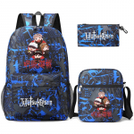 3 tk/komplekt Anime seljakott poistele T&uuml;drukutele Kerged kotid Lastele Koolikott Koolikott Kawaii &Uuml;li&otilde;pilaste seljakott