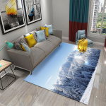 Libisemiskindel koridor magamistuba vannituba k&ouml;&ouml;k p&otilde;randamatt veranda uksematt lumi m&auml;gi maastiku vaip 40x60cm