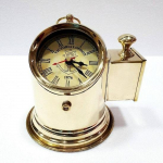 Nautical messingist lauakell lauakell K&auml;sitsi valmistatud vintage stiilis multifunktsionaalne metallist messingist ilus kell Victoria Londoni kodu, kontori sisustus 15,24 cm