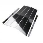 5D s&uuml;sinikkiust mustriga akna samba riba trimmikleebis BMW 3. seeria E90 2005-2012 jaoks