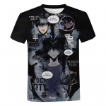 Anime Soolo tasandus T-s&auml;rk Meeste Naiste suvemood 3D-prindiga T-s&auml;rk vabaaja Harajuku stiilis T-s&auml;rk T&auml;navar&otilde;ivad Suured topid XL