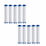 10 tk asendusdu&scaron;ifilter du&scaron;ipea jaoks &ndash; suure v&otilde;imsusega du&scaron;iveefilter kloorfluoriidi ja kareda vee eemaldamiseks 10 Pcs