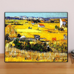5D isetegemise teemantmaal Kuldne nisup&otilde;llu maalimine ristpistes komplekt Mosaiik Teemanttikandid T&auml;is&uuml;mmargune/ruudukujuline puur Kodukaunistus Round 30x40cm