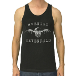 Avenged Sevenfold A7X Logo Rock Band Vintage Retro Tank Top Unisex T-s&auml;rgid S