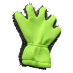 Auto Auto Kere Akende Pesu Puhastus Mikrofiiber Soft Full Finger Gloves R&auml;tik roheline/hall