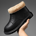 Talvised meeste veekindlad soojad ja sametmoodsad lumesaapad 39 must