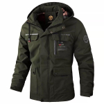 Keskmise pikkusega vabaaja jope Long Parka Cool trendikas mantel s&uuml;gisel ja talvel 3XL black