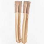 Naiste sukad Seksikad pitsist nailonist pikad sokid hingavad &otilde;hukesed &otilde;mblused p&otilde;lve kohal Sokid t&otilde;mbumisvastased s&auml;&auml;rised p&otilde;lvekaitsmed sukad One Size beež