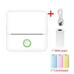Mini kaasaskantav termoprinter tasku traadita BT kleebised fotosiltide memo Vale k&uuml;simus V&auml;ike tr&uuml;kk, tindita prindi Xiaomi jaoks