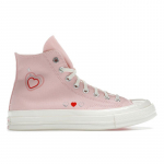 Converse Chuck 70 High Y2K Heart naiste tossud, roosad s&otilde;&otilde;rik-glasuuriga Egret A09113C 36