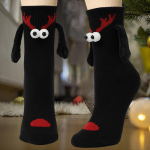 Hand in Socks Mid Tube Breathable Cartoon Lovely Funny Friendship