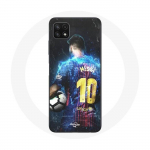 &Uuml;mbris Samsung Galaxy A22 5G Lionel Messi Barcelona Football Club FCB jaoks must