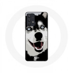 &Uuml;mbris Samsung Galaxy A32 5G Siberian Husky Blue Eyes jaoks