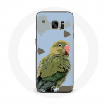 Samsung Galaxy S7 &uuml;mbris Parakeets Birds roheline