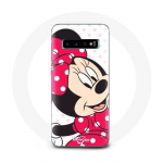 &Uuml;mbris Samsung Galaxy S10 Minnie Mouse Cute Cartoon jaoks