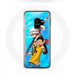 &Uuml;mbris Samsung Galaxy S9 plus One Piece Manga Trafalgar Law m&otilde;&otilde;gale