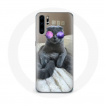 Lillade prillidega Huawei P30 kassi &uuml;mbris