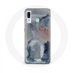 &Uuml;mbris Samsung galaxy A40 Halli abstraktse tekstuuriga taust