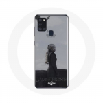 Coque pour Samsung Galaxy A21S Game of Thrones Saison 8 Daenerys Targaryen feu et sang Le Tr&ocirc;ne de F