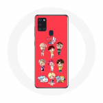 Coque pour Samsung Galaxy A21S BTS TinyTAN Animation BT21 Affiche