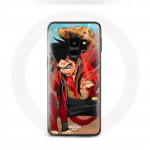&Uuml;mbris Samsung Galaxy S9 Luffy Gear 5 One Piece Manga Anime jaoks