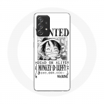 &Uuml;mbris Samsung Galaxy A52 One Piece Manga uurimisplakatile Valge