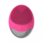 Elektriline n&auml;opuhastaja Sonic Silicone n&auml;opuhastushari Elektriline ultraheli vibreeriv n&auml;omasseerija minipooride s&uuml;gavpuhastus roosa