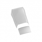 In-car anti-kick board central Armrest Box Back Cover Protection Pad For Honda Civic 10th 2016 2017 2018   Accessories ABS Chrome