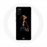 Coque pour Samsung Galaxy S20 One Piece Manga Anime Luffy Fond Noir - Maniacase