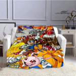 Digimon multikas Tr&uuml;kitekk &Auml;&auml;rik Soe tekk piknikutekk Kodu reisitekk voodivoodrid S&uuml;nnip&auml;evakingitus 30x40in