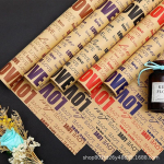 Vintage j&otilde;upaber Retro ingliskeelne ajaleht Kahepoolne lilled kingituste pakkepaber DIY Artware pakett Raamatukaane &uuml;mbris pakend 52x75 mixed 10sheet