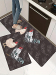 1 tk V&auml;simusvastased k&ouml;&ouml;givaibad Kanaprint Veekindel libisemisvastane paks polsterdatud k&ouml;&ouml;gimatt Tugeva t&ouml;&ouml;v&otilde;imega mugav k&ouml;&ouml;gimatt 40*60cm