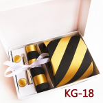 Cozy Up 5-osaline komplekt Paisley meeste lips, sealhulgas lips, kandiline sall, manseti lipsu klambriga kinkekarp