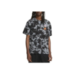 Nike Tie-Dye Prindiga &Uuml;mmarguse Kaelusega Pusa L&uuml;hikeste Varrukatega T-s&auml;rk Meeste Topid Must FD0066-065 L black