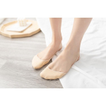 1 paar puuvillased n&auml;htamatud No Show pooljalgsed vooderdis madala l&otilde;ikega hingavad paadi sokid beež