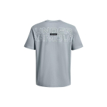 Under Armour Outline Letter Print &Uuml;mmarguse kaelusega L&uuml;hikeste varrukatega T-s&auml;rk Meeste Topid Sinine 1379109-465 XS gray