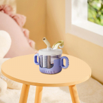Sippy Cup Cartoon 10 untsi purunematu silikoonist ilma lekkevaba kaasaskantav veetreening lilla