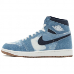 Air Jordan 1 Retro High OG Denim Unisex tossud Sinine Summit-Valge Obsidiaan FQ2947-100 45