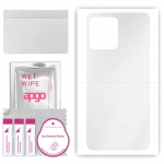 apgo Ultra Clear Protective Skin Sticker for the back compatible with Huawei Nova Y61, Wrap Film, Hydrogel Film, Flexible, Soft TPU with positioning l