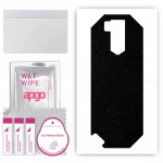 apgo Protective Skin Sticker for the back compatible with Ulefone Armor X5, Wrap Film, Foil, Vinyl - Pattern Matte Black